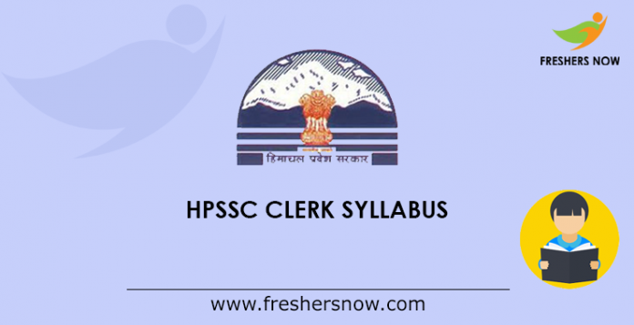 HPSSC Clerk Syllabus