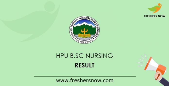 HPU B.Sc Nursing Result 2020 (Out) | Post Basic Nursing Merit List