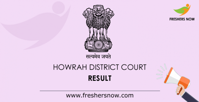Howrah District Court Result