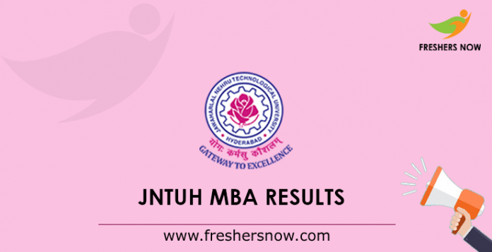 JNTUH MBA Results