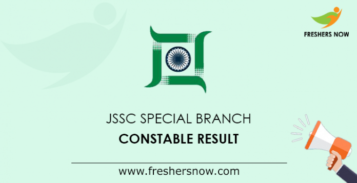 JSSC Special Branch Constable Result