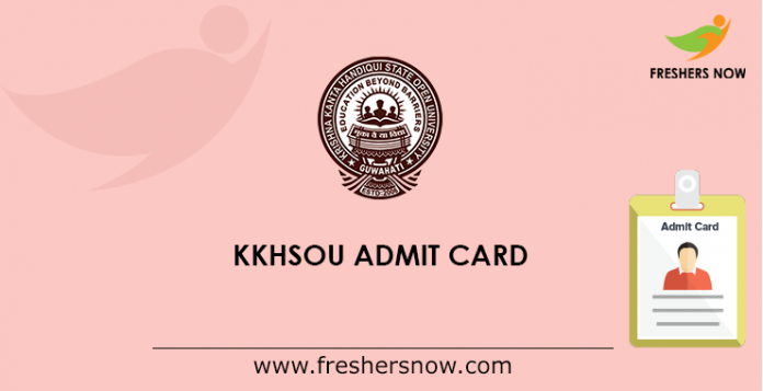 KKHSOU Admit Card