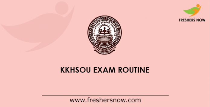 KKHSOU Exam Routine