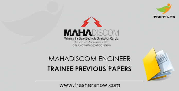 MAHADISCOM Engineer Trainee Previous Papers