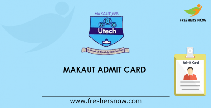 MAKAUT Admit Card