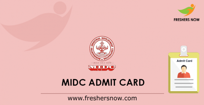 MIDC Admit Card