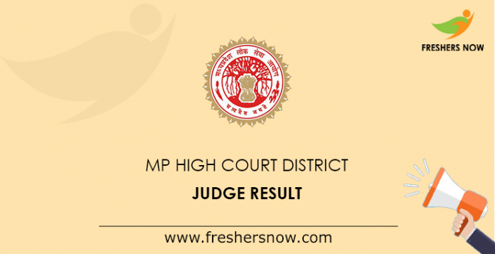 MP High Court District Judge Prelims Result