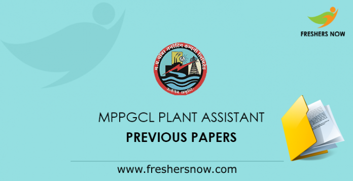 MPPGCL Plant Assistant Previous Papers