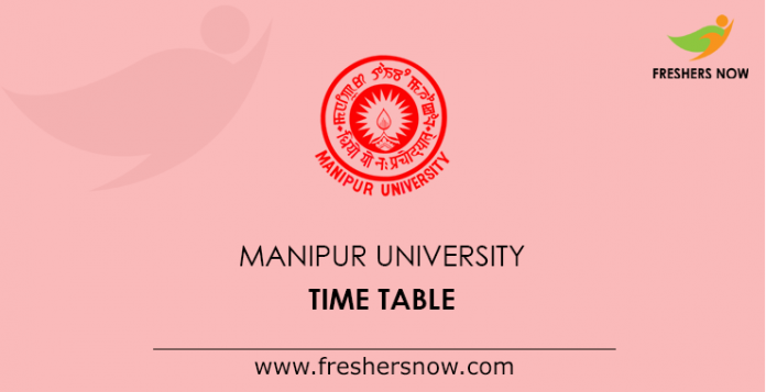 Manipur University Time Table