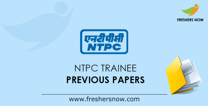 NTPC Trainee Previous Papers