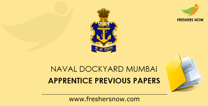 Naval Dockyard Mumbai Apprentice Previous Papers