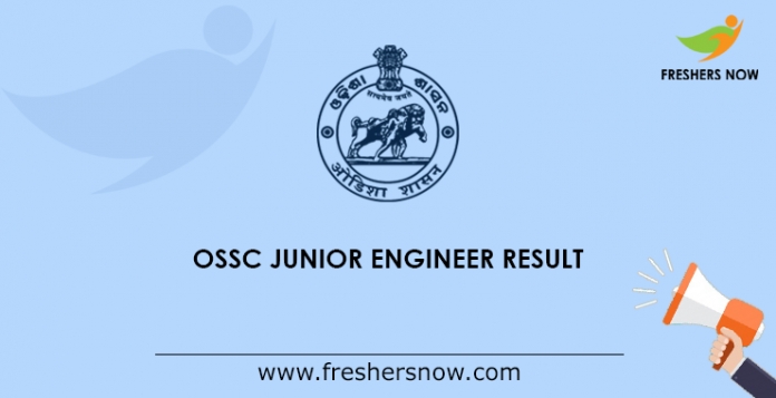 OSSC Junior Engineer Mains Result