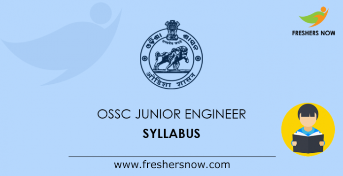 OSSC Junior Engineer Syllabus