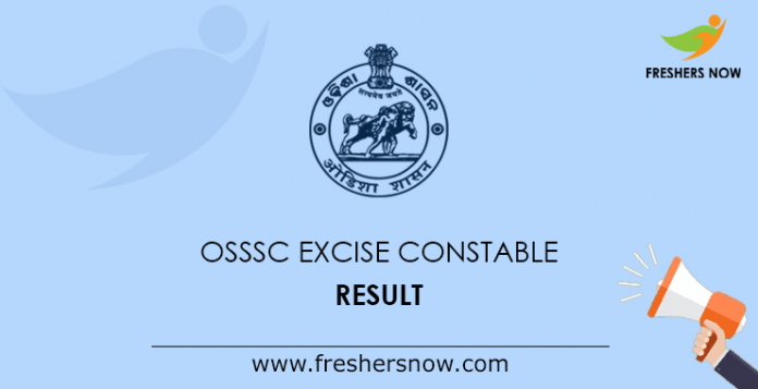 OSSSC Excise Constable Result