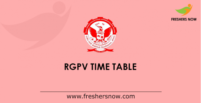 RGPV Time Table