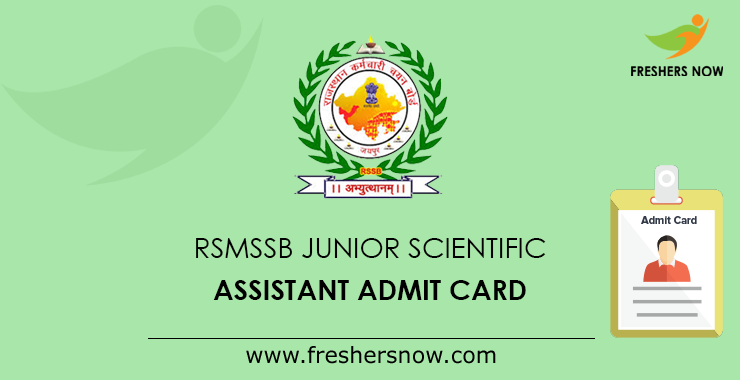 rsmssb-junior-scientific-assistant-admit-card-2019-out-jsa-exam