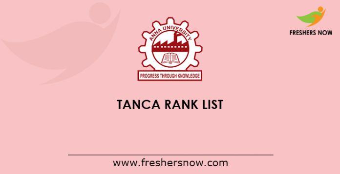 TANCA Rank List
