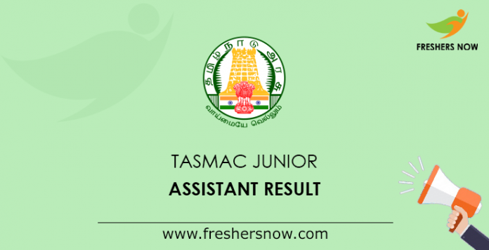 TASMAC Junior Assistant Result