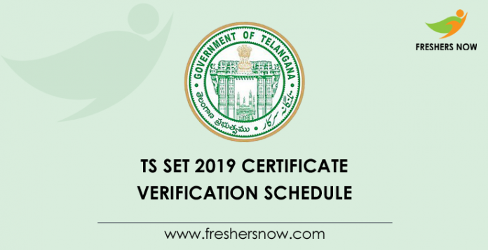 TS SET Certificate Verification Schedule