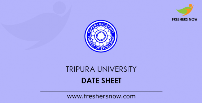Tripura University Date Sheet