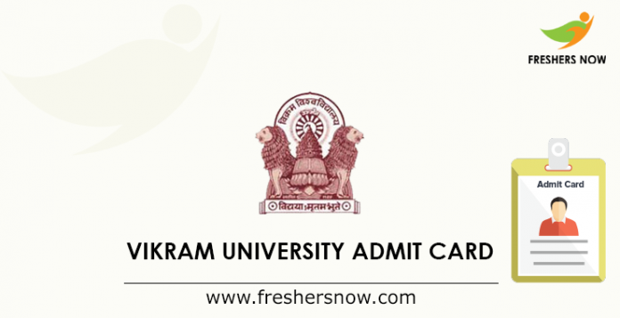 Vikram University Admit Card