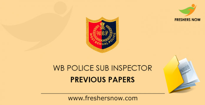 WB Police Sub Inspector Previous Papers