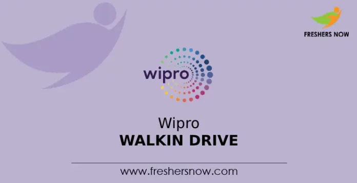 Wipro Walkin Drive