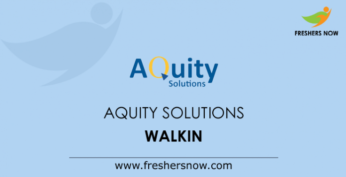 Aquity Solutions Walkin