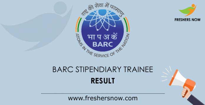 BARC-Stipendiary-Trainee-Result