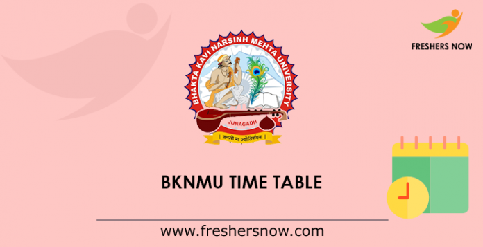 BKNMU Time Table