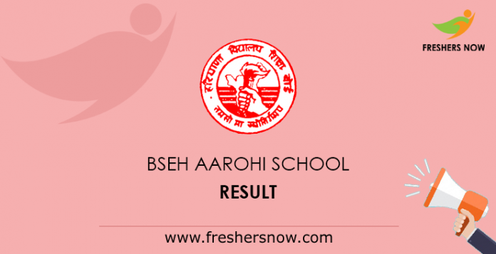 BSEH Arohi School Result