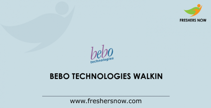 Bebo Technologies Walkin