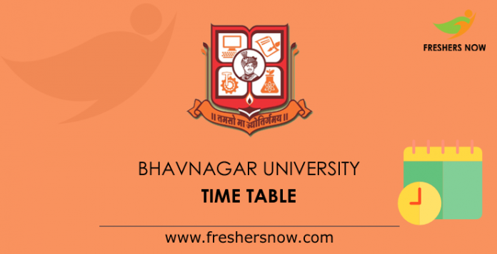 Bhavnagar University Time Table