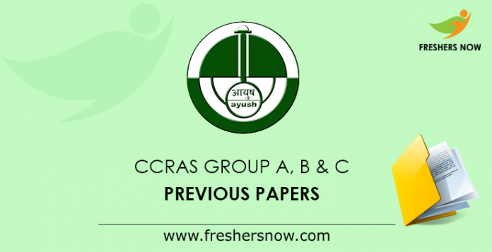 CCRAS Group A, B & C Previous Papers