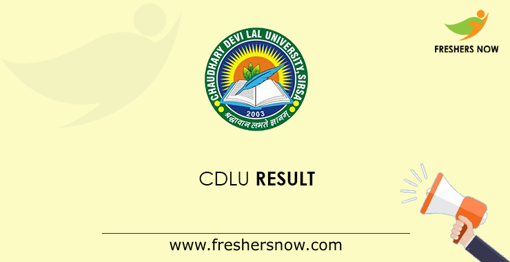 CDLU Result 2023 Released UG PG Semester Exam Results