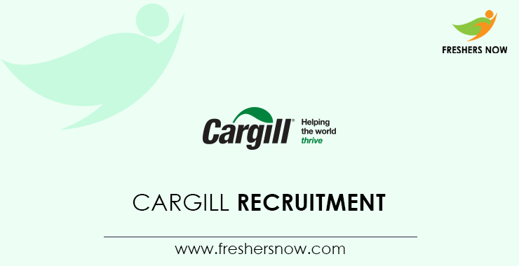 Cargill Off Campus 2024 Recruitment Drive For Freshers