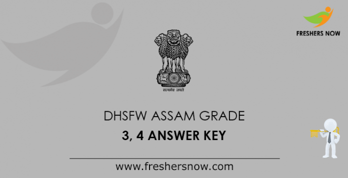 DHSFW Assam Grade 3, 4 Answer Key