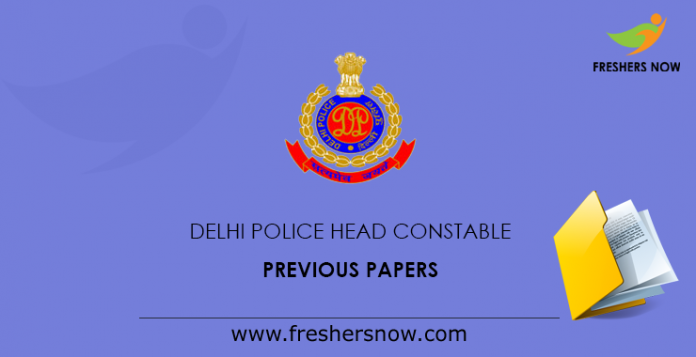 Delhi Police Head Constable Previous paper