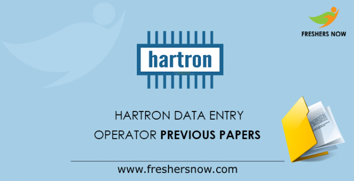HARTRON DEO Previous Papers