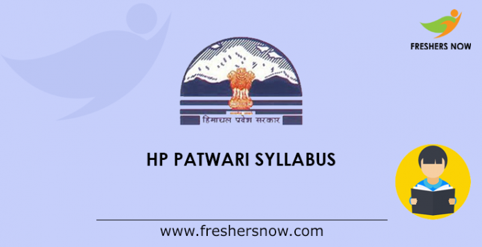 HP Patwari Syllabus
