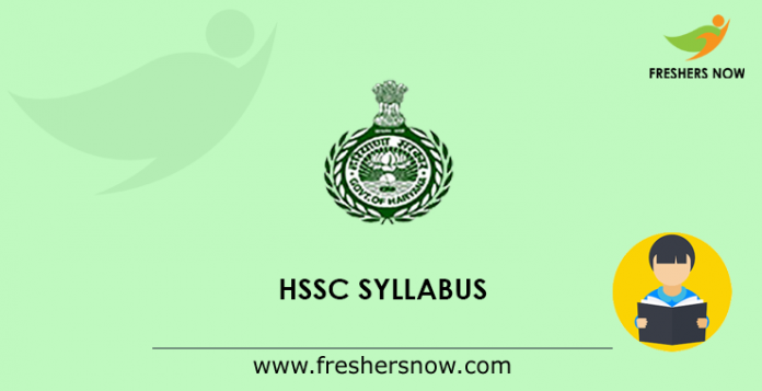 HSSC Syllabus
