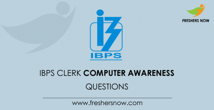 IBPS Clerk Computer Awareness Questions