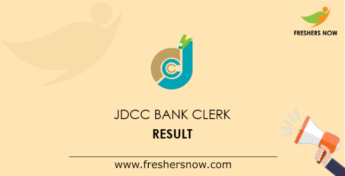 JDCC Bank Clerk Result