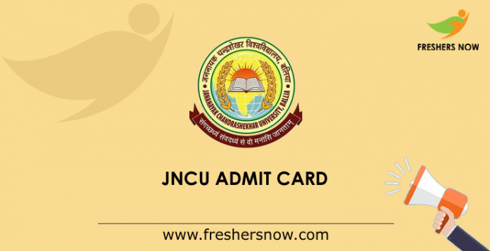 JNCU Admit Card