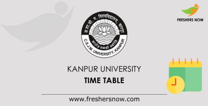 Kanpur University Time Table