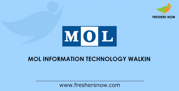 MOL Information Technology Walkin