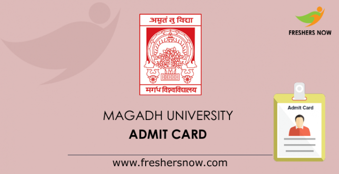 Magadh University Admit Card