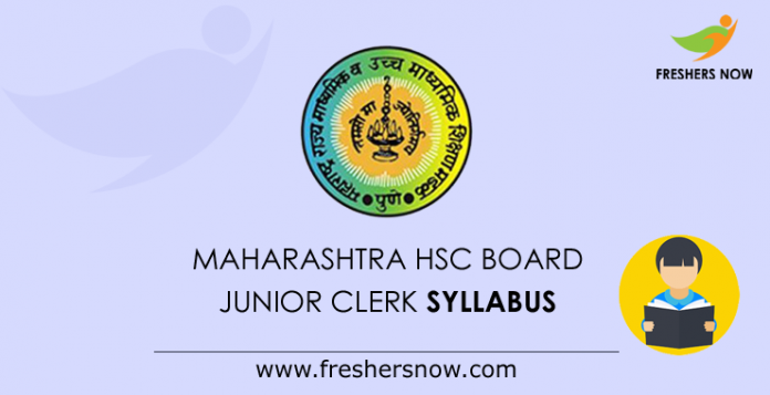 Maharashtra HSC Board Junior Clerk Syllabus