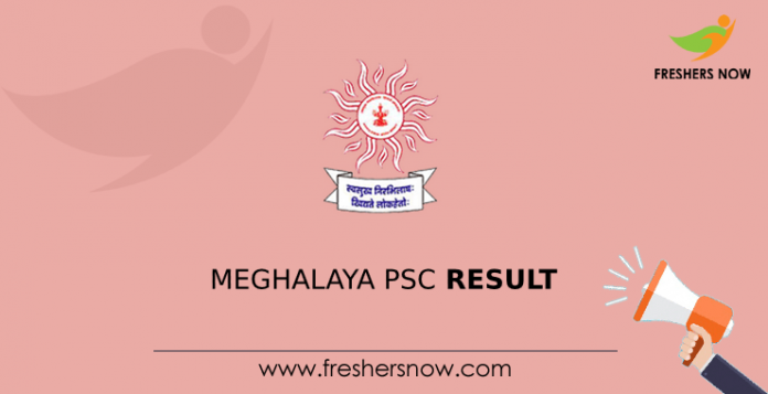 Meghalaya PSC Result