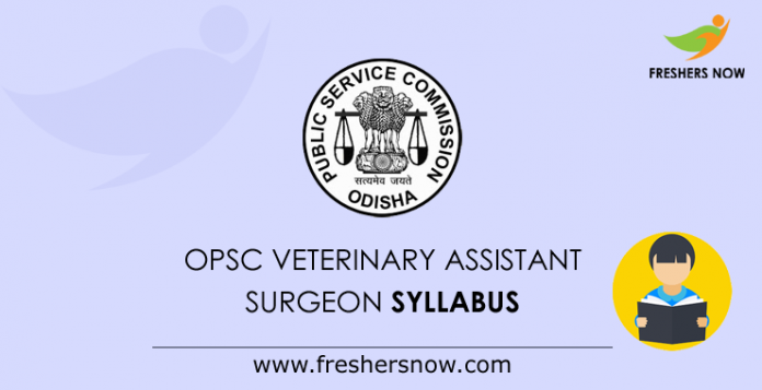 OPSC Veterinary Assistant Surgeon Syllabus